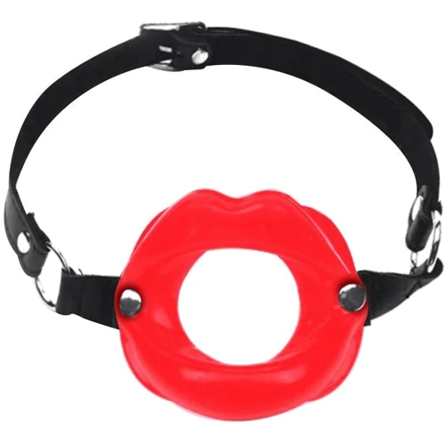 Кляп расширитель в форме губ Art of Sex - Gag Lips, натуральная кожа