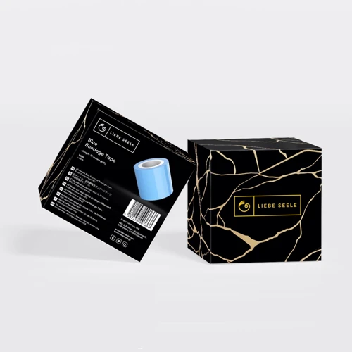 Лента для бондажа Liebe Seele Bondage Tape Blue 25м