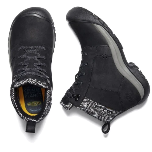 Черевики KEEN Kaci Ii Winter Mid Wp W (1025452) 39.5 чорні натуральна шкіра зима фото 3