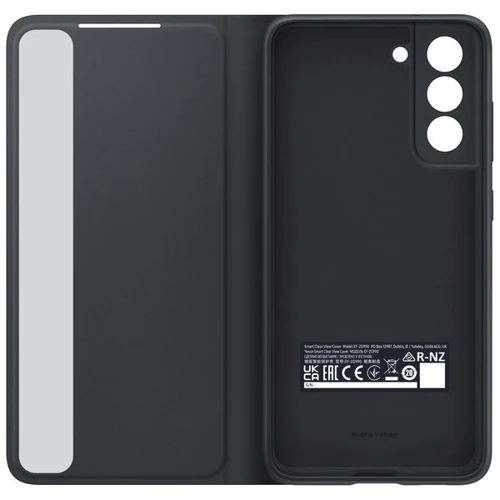 Чехол для телефонов Samsung Smart Clear View Cover Dark Gray (EF-ZG990CBEGRU) for Samsung G990 Galaxy S21 FE: Цвет серый