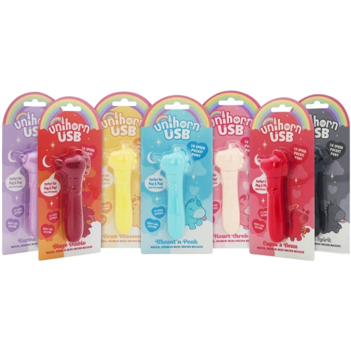 Вібратор-єдиноріжка Unihorn USB Bullet - Wild Spirit, віброкуля, USB зарядка