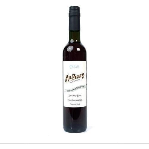 Вино Mil Pesetas "Jeres Cream" (сладкое, белое) 0.5л (BDA1VN-VBD050-008)