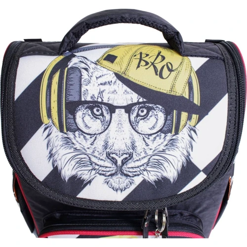 Рюкзак школьный каркасный с фонариками Bagland Успех 12 л. черный 175k (00551703): Возрастная группа от 6 до 10 лет