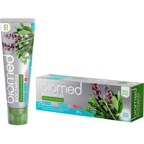 BioMed Biocomplex Антибактериальная зубная паста "Мята" 100 g