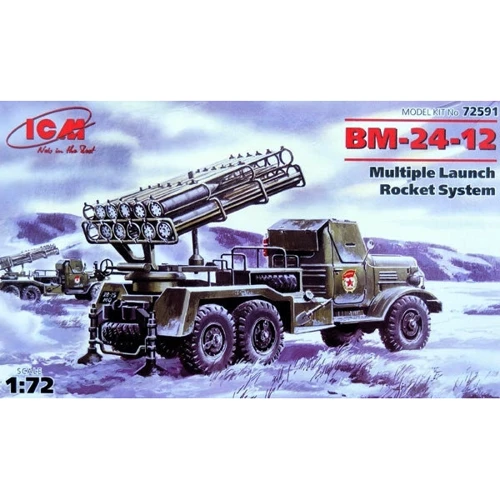 Модель ICM Реактивная система залпового огня БM-24-12 (ICM72591)