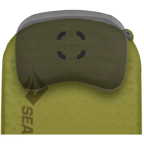 Самонадувний килимок Sea to Summit Camp Mat 198х64х3.8 см Olive (STS AMSICMRL): Зовнішній матеріал 75D Polyester with extrusion laminated TPU