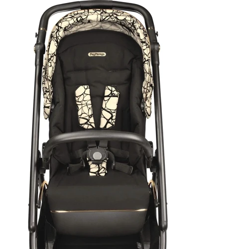 Коляска Peg-Perego 2 в 1 Veloce Grafic Gold графическое золото (PACK-VEL2100000002): Возможность установки люльки есть