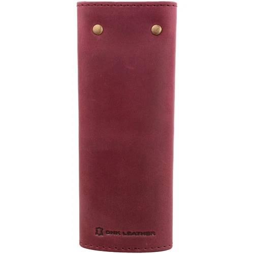 Женская ключница DNK Leather бордовая (DNK-Keys-Lcol-L): Формат кошелька Вертикальный
