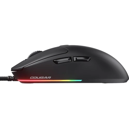 Мишка Cougar Minos Neo Black: Ергономіка симметричная для левшей