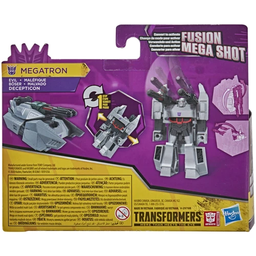 Transformers Hasbro Кибервселенная Уан Степ (E3522_E7075 MEGATRON): Тип игрушки Робот-танк