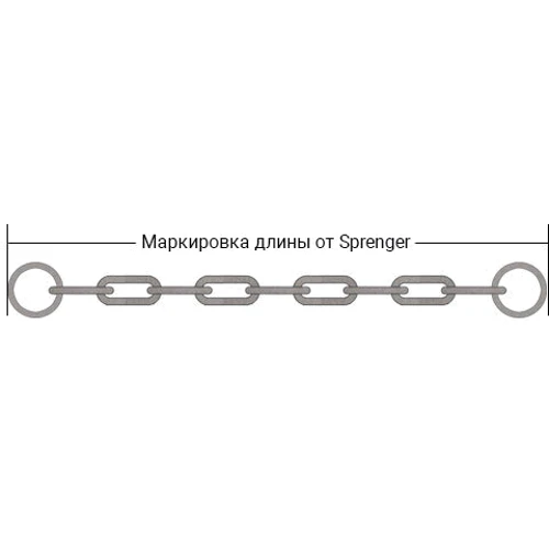 Ошейник с блокировочным кольцом для собак Sprenger Ultra-2 Round Narrow Link короткое круглое звено 3 мм хромированная сталь 50 см (39736): Цвет серебристый