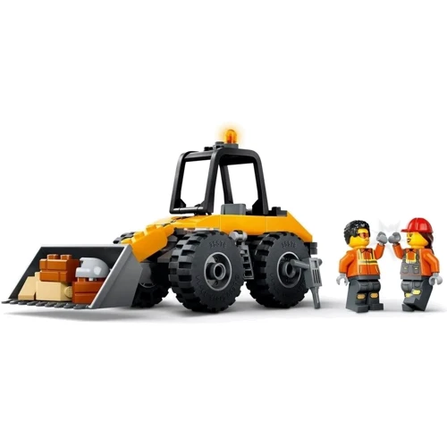 Конструктор LEGO City Желтый строительный автопогрузчик 81 деталь (60450): Рекомендуемый возраст 4+