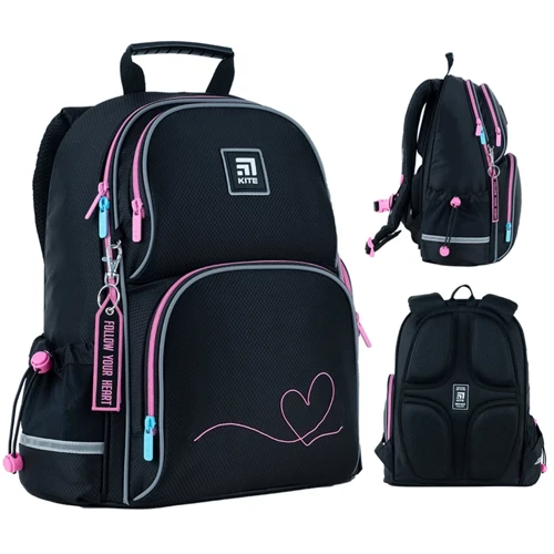 Рюкзак полукаркасный Kite Education 702 (LED) Heart (K24-702M-1 (LED))