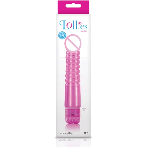 NS Novelties Lollies Tootsie - вибратор с рельефом, 15,7х2,7 см