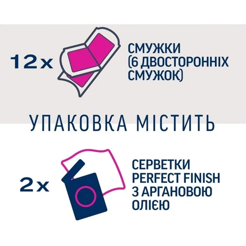 Veet Professional Віскові смужки для депіляції для нормальної шкіри з олією Ши 12 шт фото 6