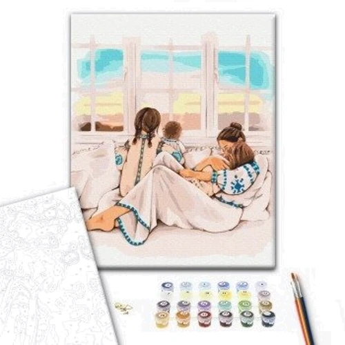 Картина по номерам Brushme Материнское тепло ©Алла Березовская 40х50 см (BS53276): Производитель Brushme