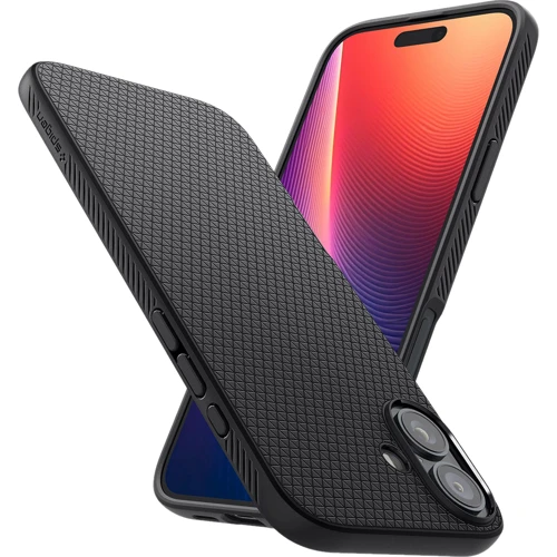 Чехол для iPhone Spigen Liquid Air Matte Black (ACS08194) for iPhone 16 фото 12