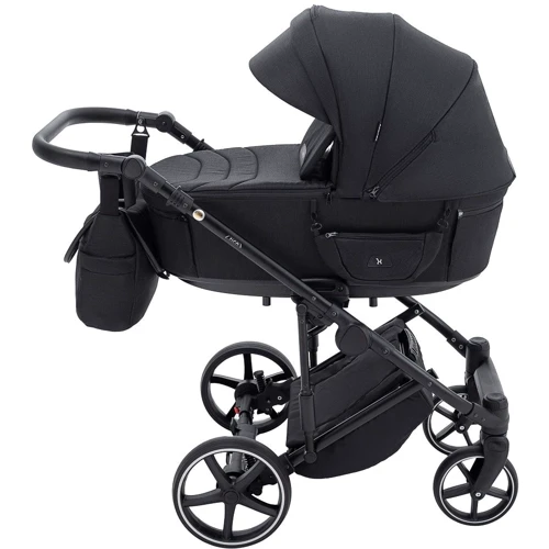 Коляска 2 в 1 Adamex Zico Lux TK-53 черный (680772): Тип коляски Универсальная коляска (2-в-1)