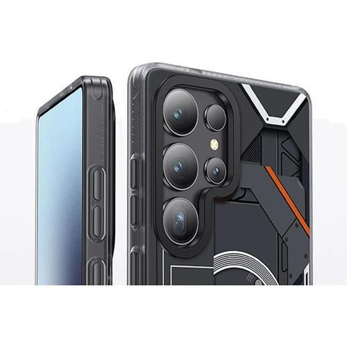 Чехол для телефонов Benks MagClap Mecha Protective Black for Samsung S938 Galaxy S25 Ultra: Пленка в комплекте нет