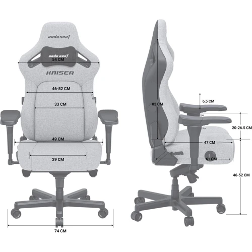 Крісло Anda Seat Kaiser 4 Orange Size L (AD12YDDC-L-20-O-PV/C) фото 12