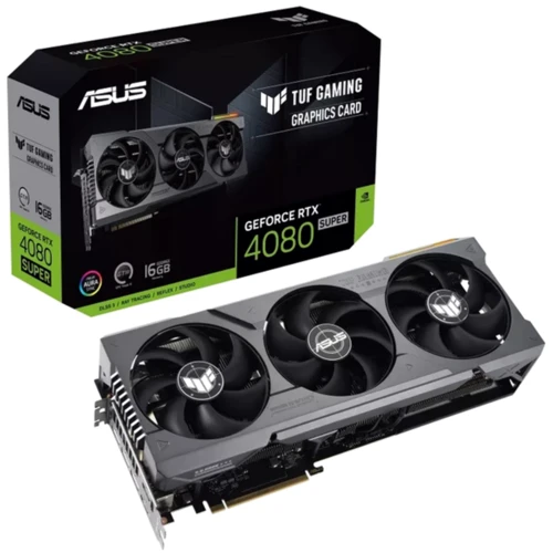 Видеокарта ASUS TUF Gaming GeForce RTX 4080 SUPER 16GB GDDR6X (TUF-RTX4080S-16G-GAMING): Интерфейс PCI Express 4.0 x16