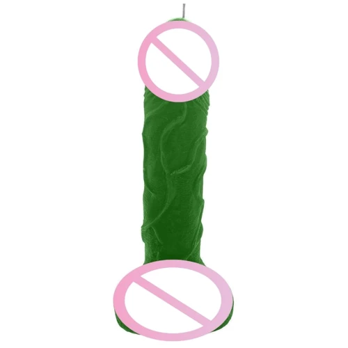 Свеча в виде члена Чистый Кайф Green size L: Производитель Luxart