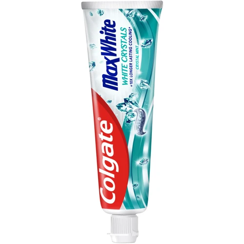 Colgate Max White Crystals Зубная паста 75 ml: Назначение Отбеливание, Очищение, Свежесть дыхания