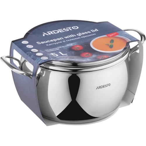 Каструля Ardesto Gemini Liguria 5 л (AR4350GB): Обсяг, л 5
