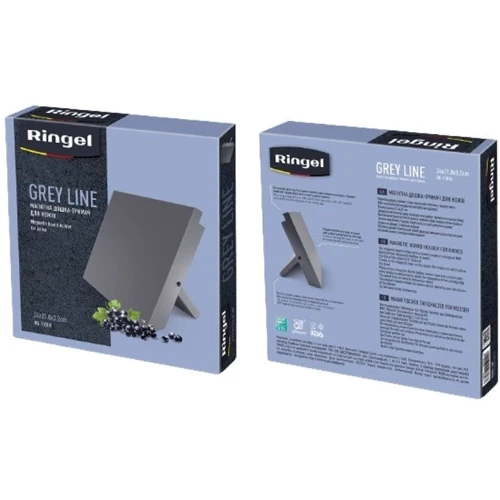 Подставка для ножей Ringel Grey line магнитная 24х21.8х3.2см (RG-11010) фото 4
