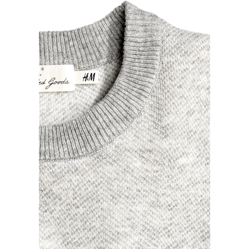 Джемпер H&M 4299684 46 серый: Длина рукава Длинный