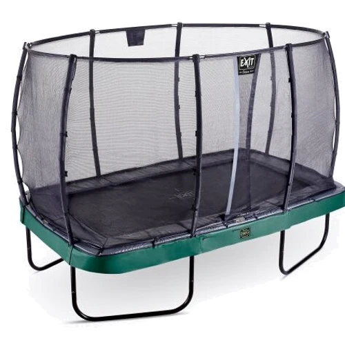 Батут EXIT Elegant Premium 244х427 cm прямоугольный green