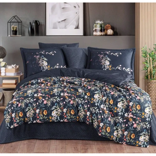 Комплект постельного белья HOBBY Premium Sateen 300TC ALESSIA сатин евро (81717_2.0)