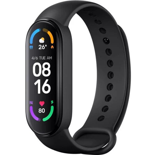 Фитнес-браслет Xiaomi Mi Smart Band 6 Black (CN): Экран 1.56" AMOLED (152x486) / 326 ppi