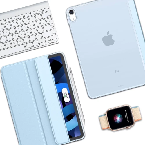 Аксесуар для iPad BeCover Case Book Tri Fold Hard Light Blue for iPad Air (2020-2025) (711415) фото 5