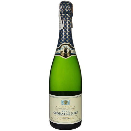 Вино ігристе J.De Villaret Cremant de Loire Brut біле брют 0.75 л (FSH_3438931010169)