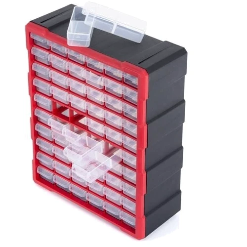 Організатор Intertool BX-4016 19 "475х380х160 мм, 60 осередків: Матеріал пластик