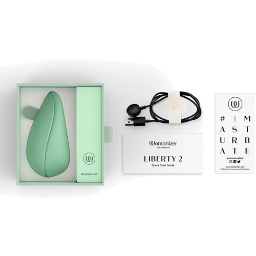 Вакуумный клиторальный стимулятор Womanizer Liberty 2 Sage