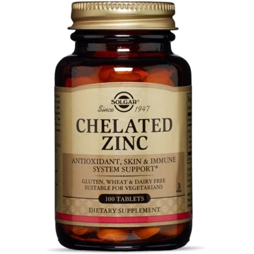 Solgar Chelated Zinc 100 Tablets (SOL-00800)
