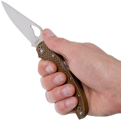Нож Spyderco Byrd Cara Cara 2 коричневый: Тип ножа Складной