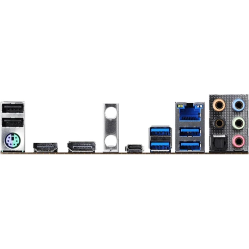 ASRock B460M Steel Legend Socket 1200: Роз'єми на задній панелі USB Type-C, USB 3.0 (USB 3.1 Gen 1)