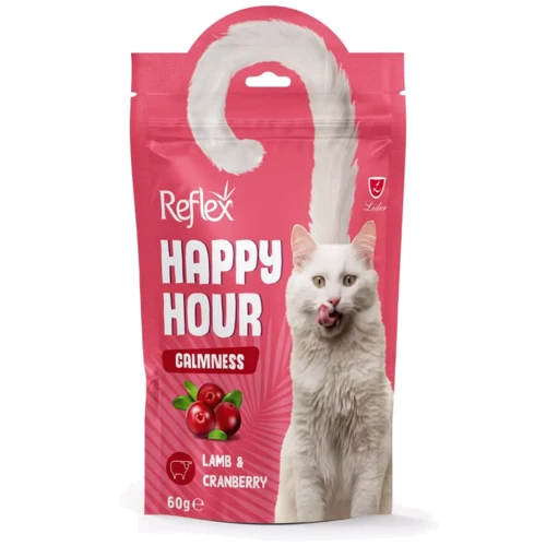Лакомства для кошек Reflex Happy Hour Счастливое время микс 5 видов по 2 шт. 600 г (RFT-048/045/049/046/047): Свойства Уход за кожей и шерстью, Улучшение пищеварения, Укрепление имунной системы