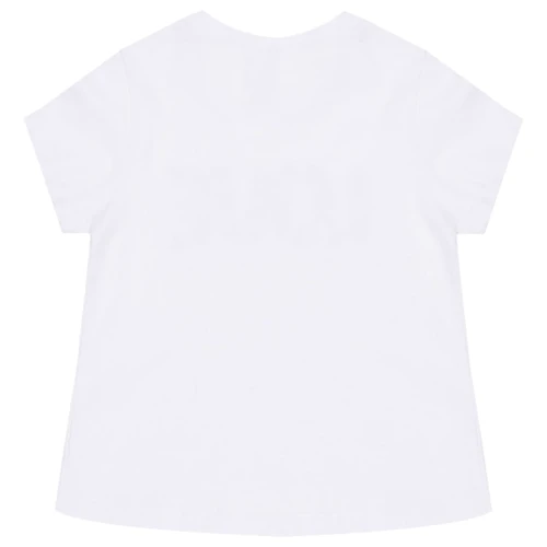 Футболка H&M 7473049 74-80 см белая: Пол Девочка