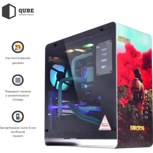 Корпус QUBE Hawk Black Far Cry 6 Printed (QBX4A_WBNU3PFC) фото 5