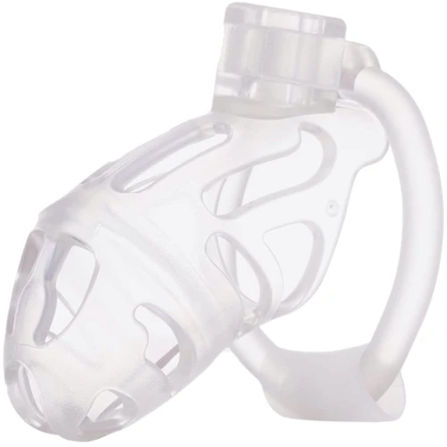 Клетка для пениса LOCKINK Sevanda Plastic Penis Chastity Cage - Transparent