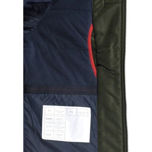 Куртка Jack & Jones 50099067 46 зеленая демисезон с капюшоном: Фасон Прямой