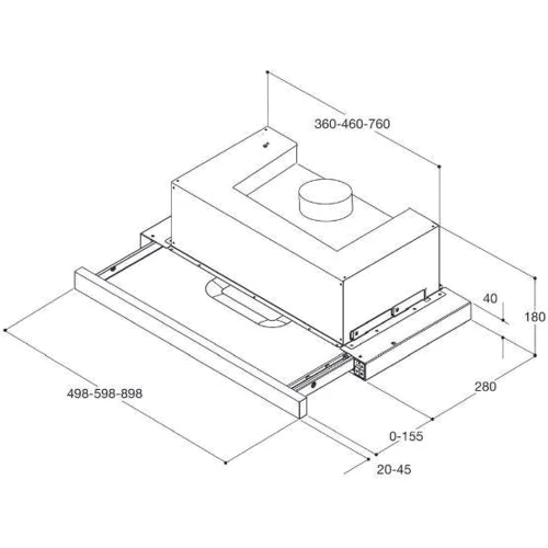 Вытяжка Whirlpool AKR 5390/1 IX: Тип монтажа Встраиваемый