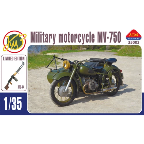 Модель Aim Fan Model Советский мотоцикл МВ-750 с коляской (AIM35003)