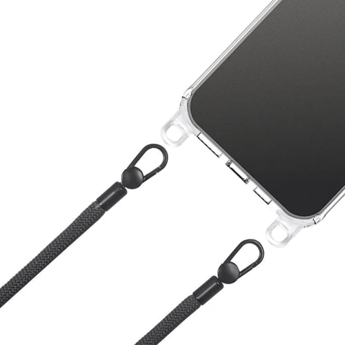 Чехол для iPhone Epic TPU Transparent with Straps Black for iPhone 13 Pro Max: Тип аксессуара чехол