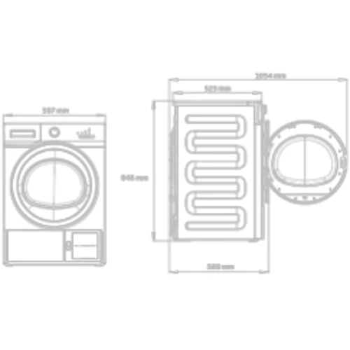 Сушильна машина Beko DH8636XGS: Система сушіння С тепловым насосом