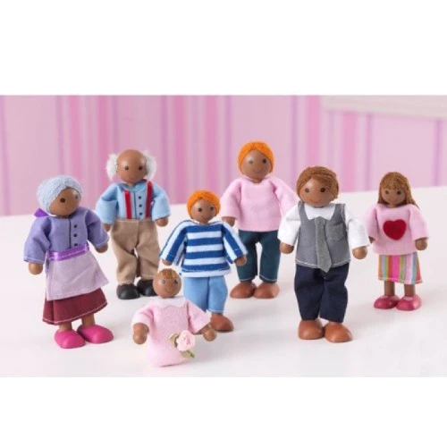 Набор для кукол KidKraft Doll Family of 7 - African American (65234): undefined undefined